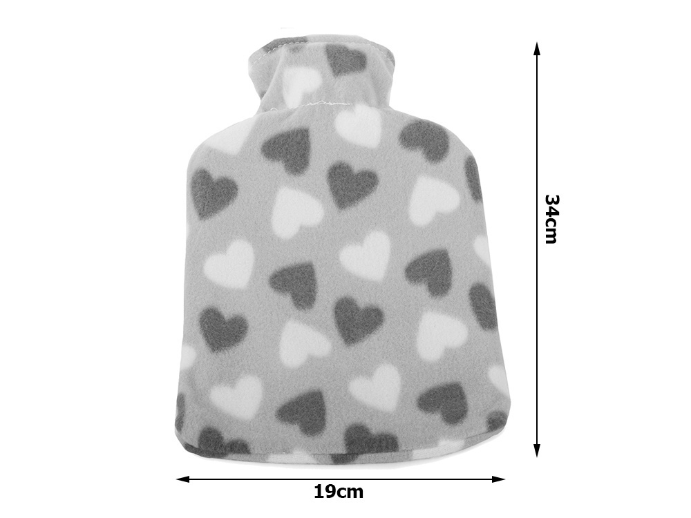 Guminis termoforas su nuimamu užvalkalu, 1700 ml