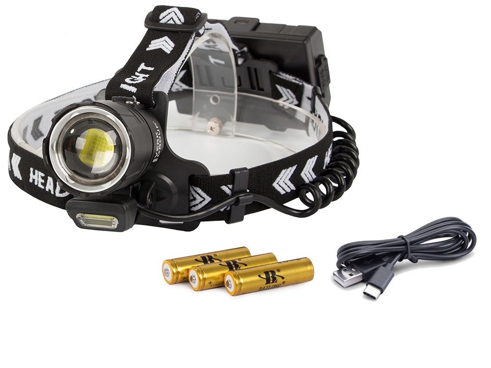 Žibintuvėlis ant galvos bailong t37-p360, cree xhp360