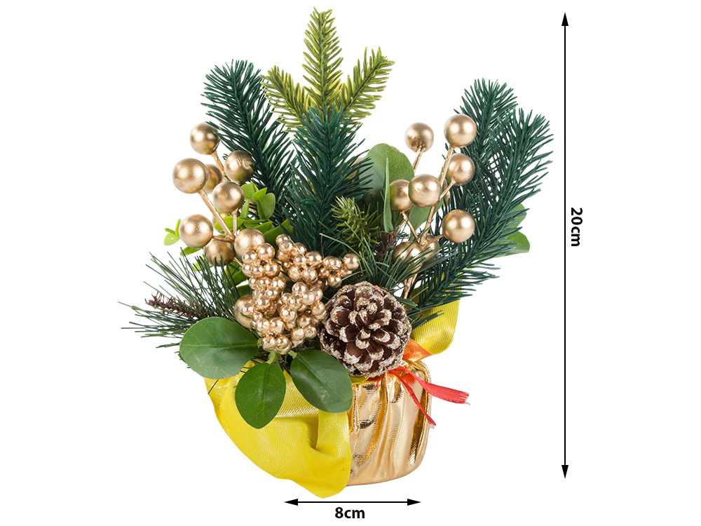 Kalėdinė stalo dekoracija, 20 cm
