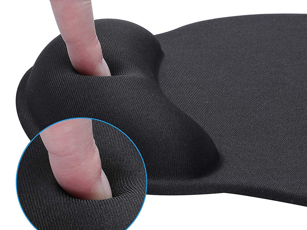 Ergonomiška gelinė pelės kilimėlis su riešo atrama
