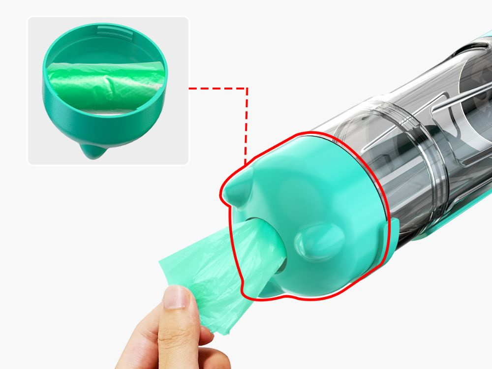 Vandens buteliukas su maišelių laikikliu 300 ml 3
