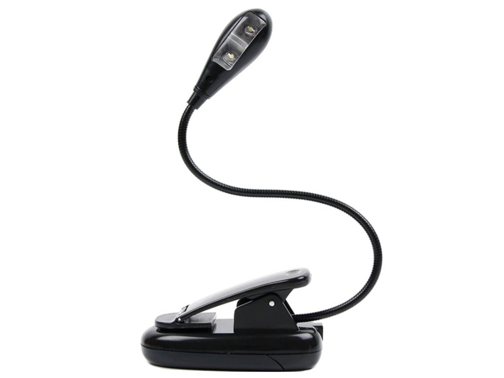 Led stalo lempa su segtuku, juoda, 30 cm