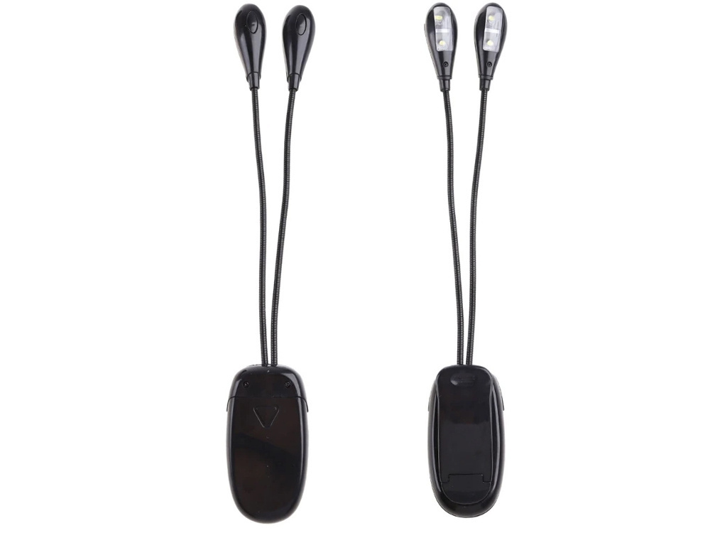 Led stalo lempa su segtuku, juoda, 30 cm