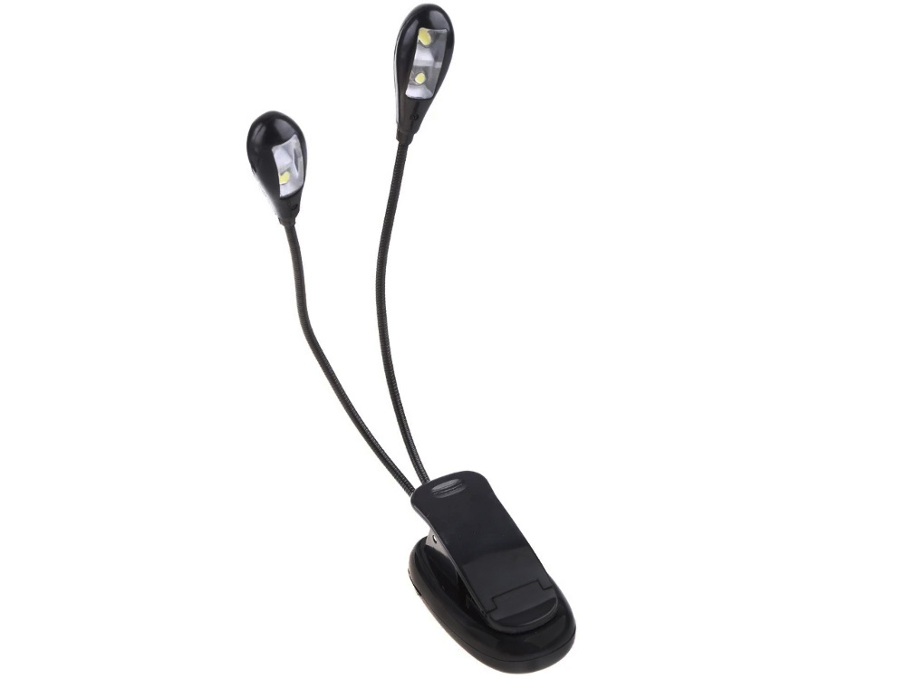 Led stalo lempa su segtuku, juoda, 30 cm