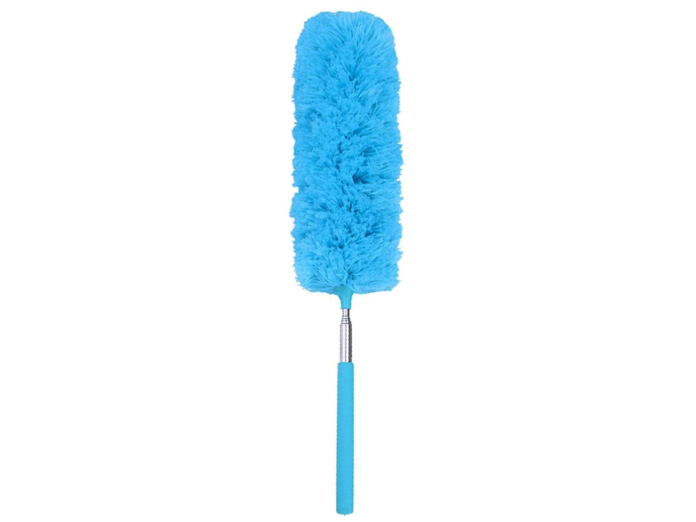 Mikropluošto teleskopinė dulkių šluota 35-83 cm, mėlyna