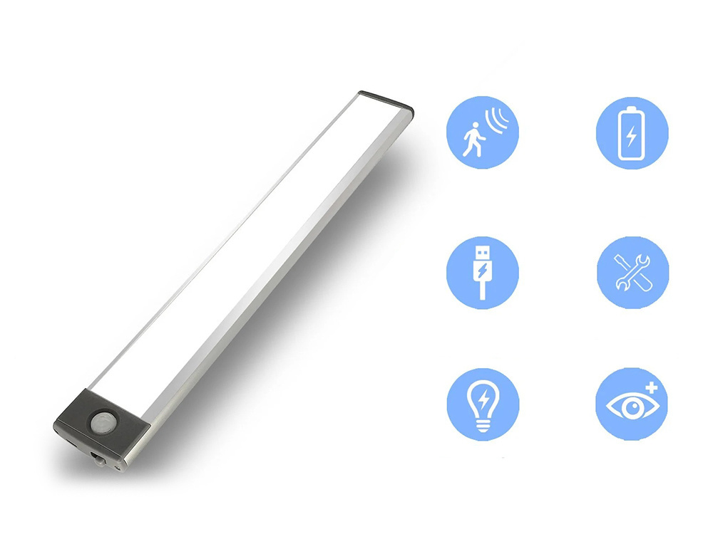 Lipni led juostelė su judesio jutikliu 23 cm