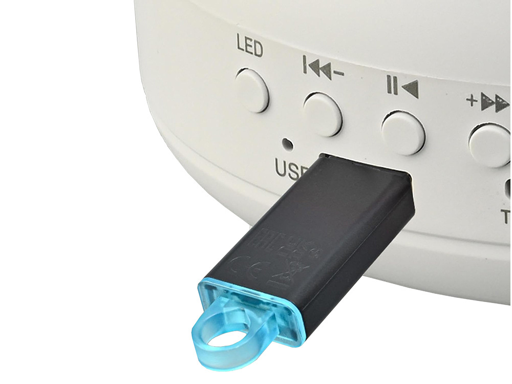 Naktinė led lempa projektorius su bluetooth garsiakalbiu