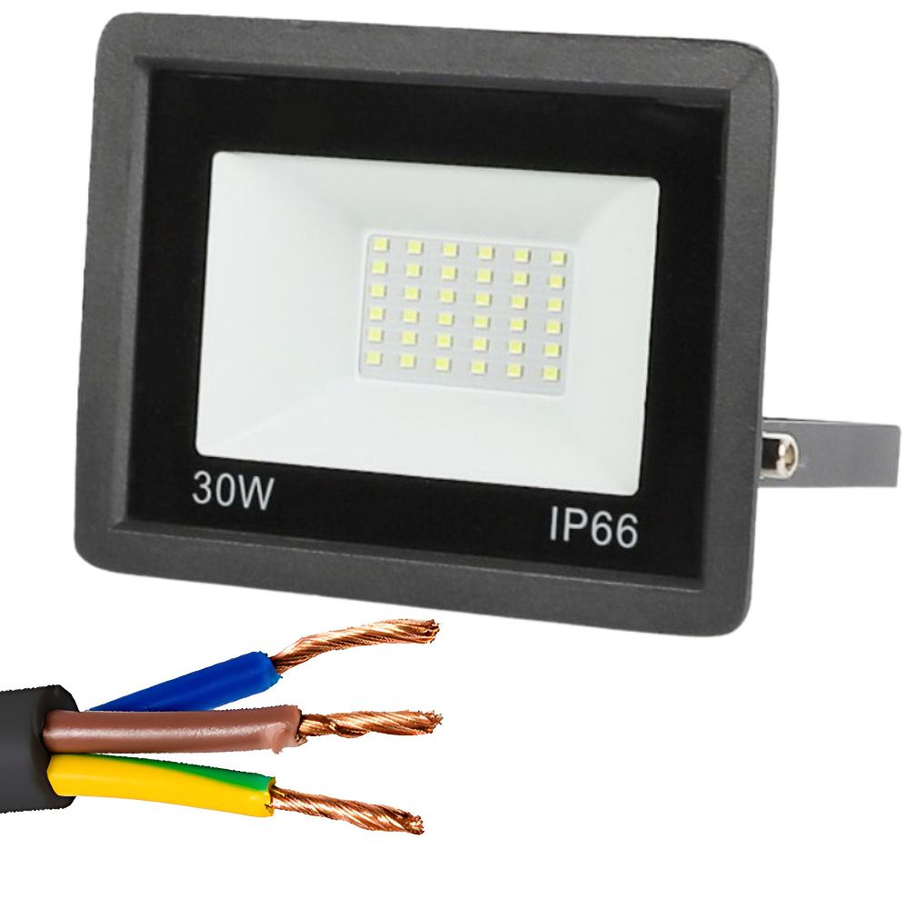 Led prožektorius 30w 6000k ip66