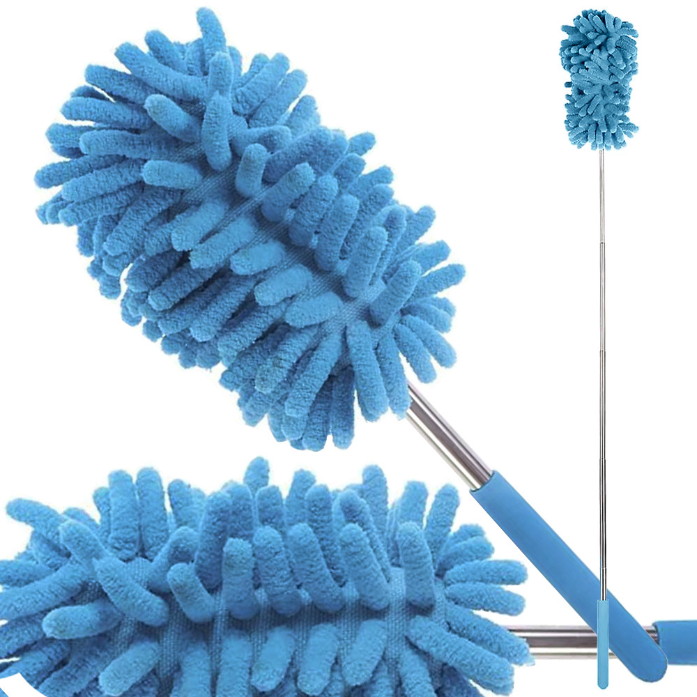 Teleskopinė dulkių šluotelė mikrofibra 25-75 cm