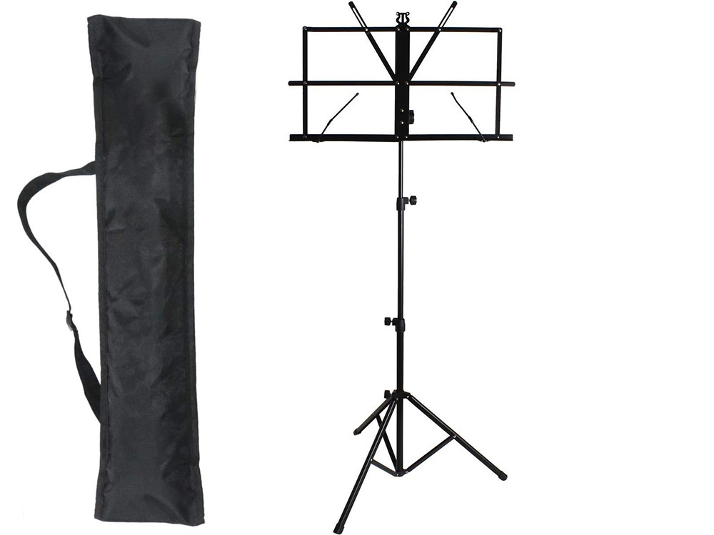 Reguliuojamas aliuminis natų stovas su dėklu, 130 cm