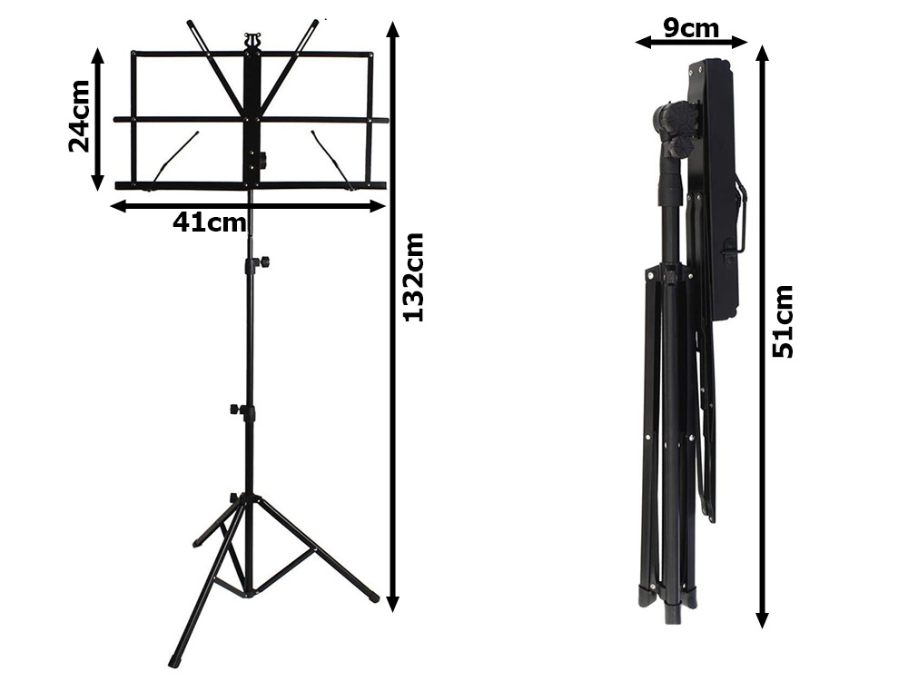 Reguliuojamas aliuminis natų stovas su dėklu, 130 cm