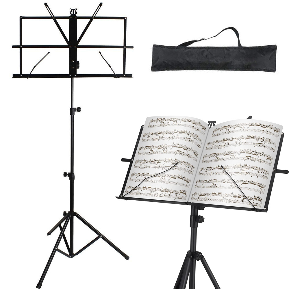 Reguliuojamas aliuminis natų stovas su dėklu, 130 cm