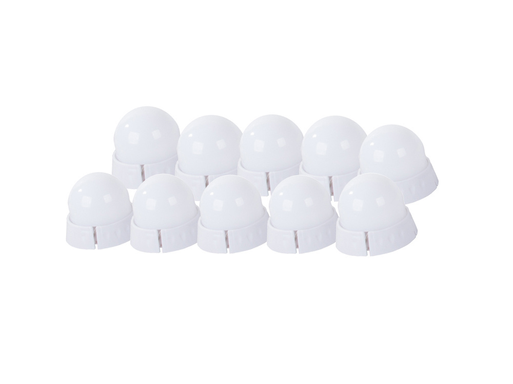 Led veidrodžio lemputės makiažui, 10 vnt., usb