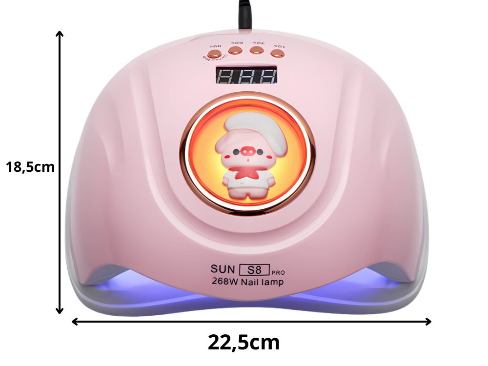 Nagų lempa uv led 268w, 57 diodų