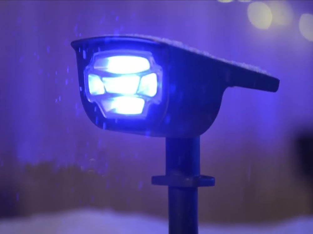 Saulės sodo lempa su led spalvomis, ip65