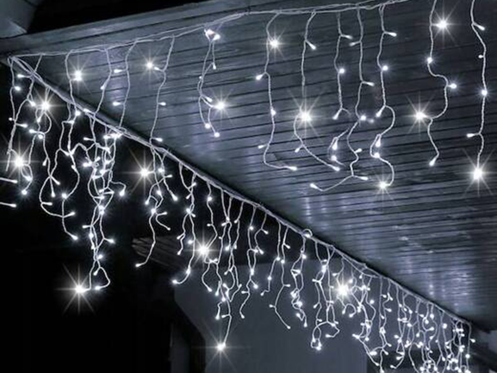 Led girlianda 300 šviesos diodų, 10 m, šaltai balta