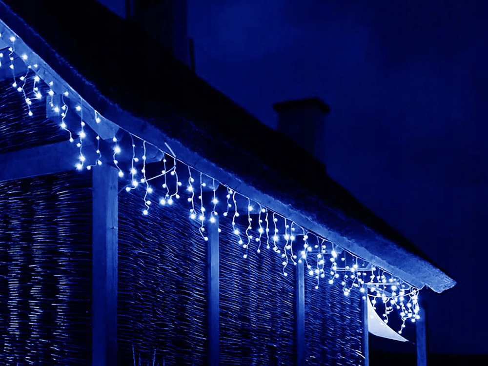 Led girlianda 300 šviesos diodų, 10 m, šaltai balta