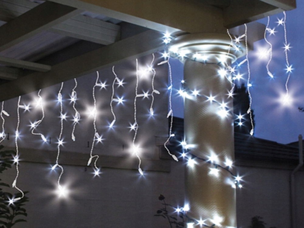 Led girlianda 300 šviesos diodų, 10 m, šaltai balta 3