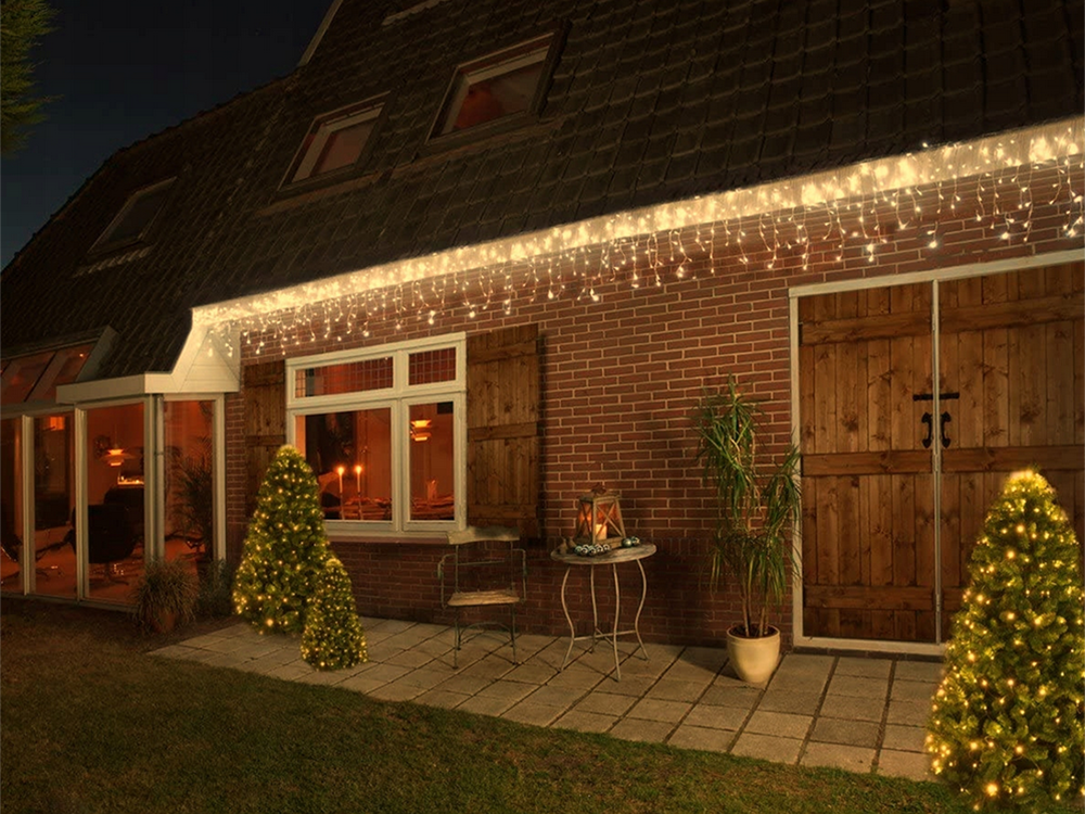 Led girlianda 300 šviesos diodų, 10 m, šaltai balta