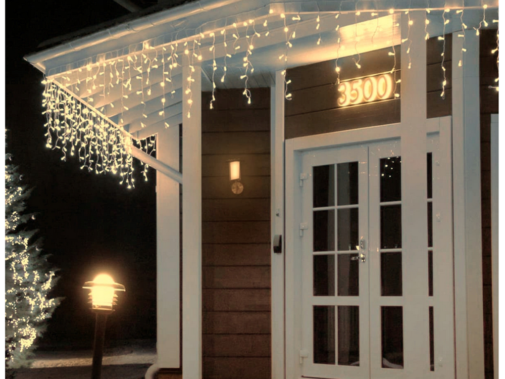 Led girlianda 300 šviesos diodų, 10 m, šaltai balta