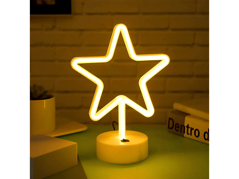 Kalėdinė led žvaigždė usb, 100 lemputės, 25,5 cm