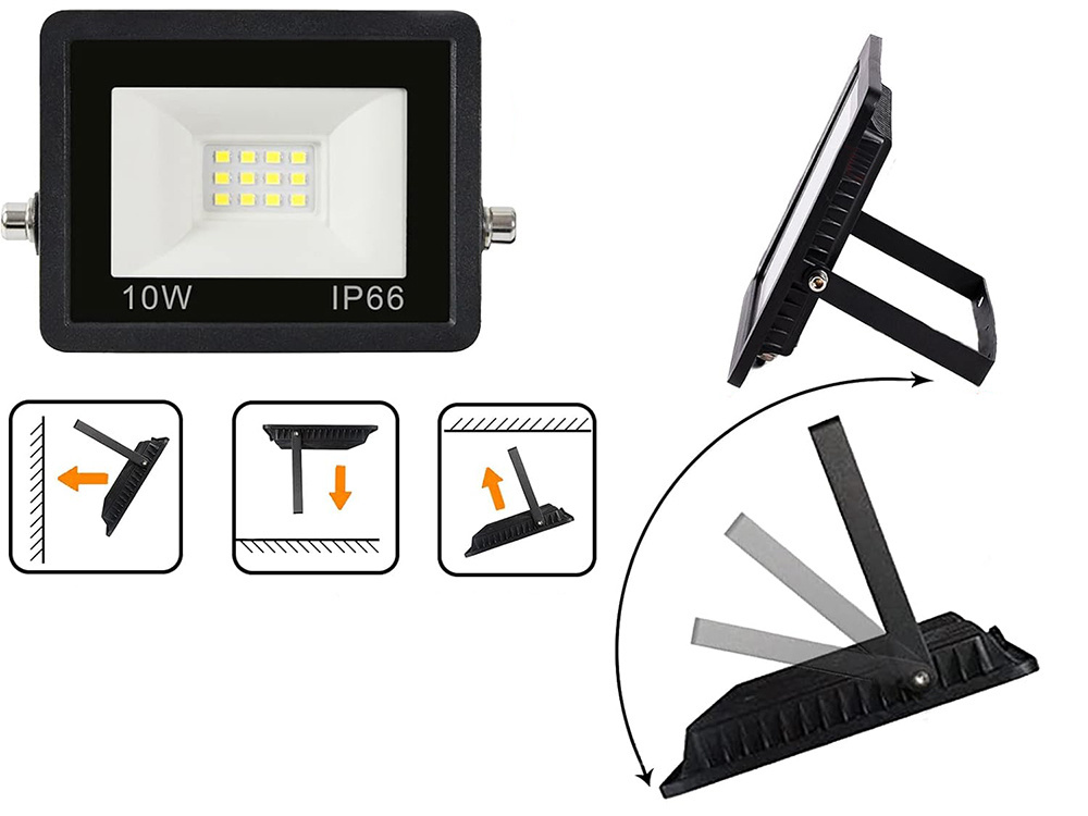 Led lauko šviestuvas 10w 6000k ip66