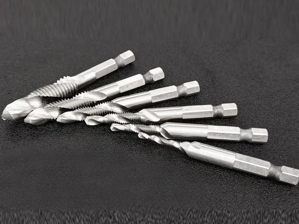 Srieginiai grąžtai hss, 6 dalių rinkinys (m3-m10)