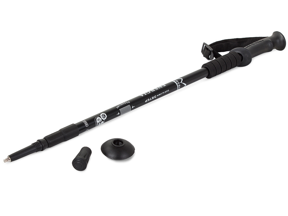 Nordic walking teleskopinė aliuminė lazda su kompasu