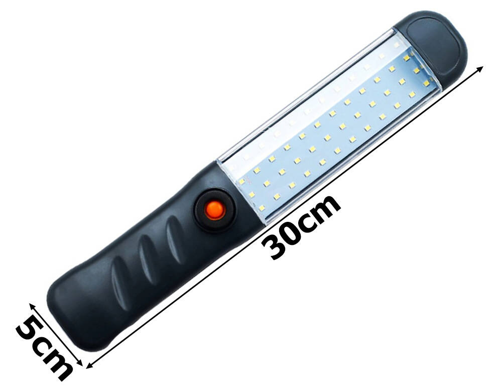 Dirbtuvių lempa su 48 led cob ir usb įkrovimu
