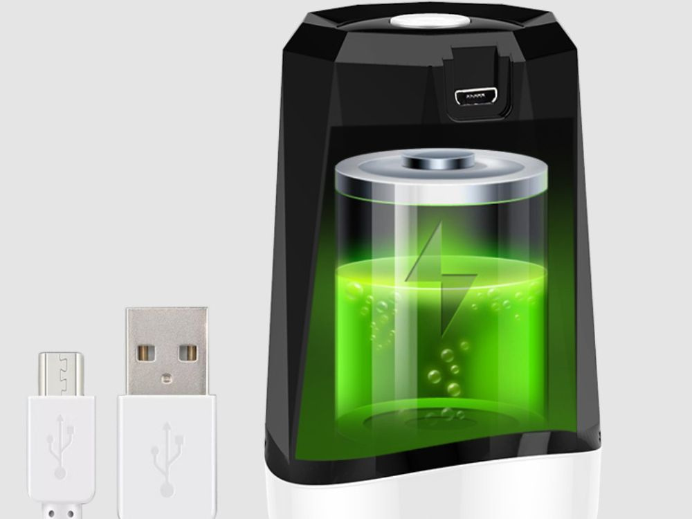 Vandens pompa buteliui su 1200mah akumuliatoriumi