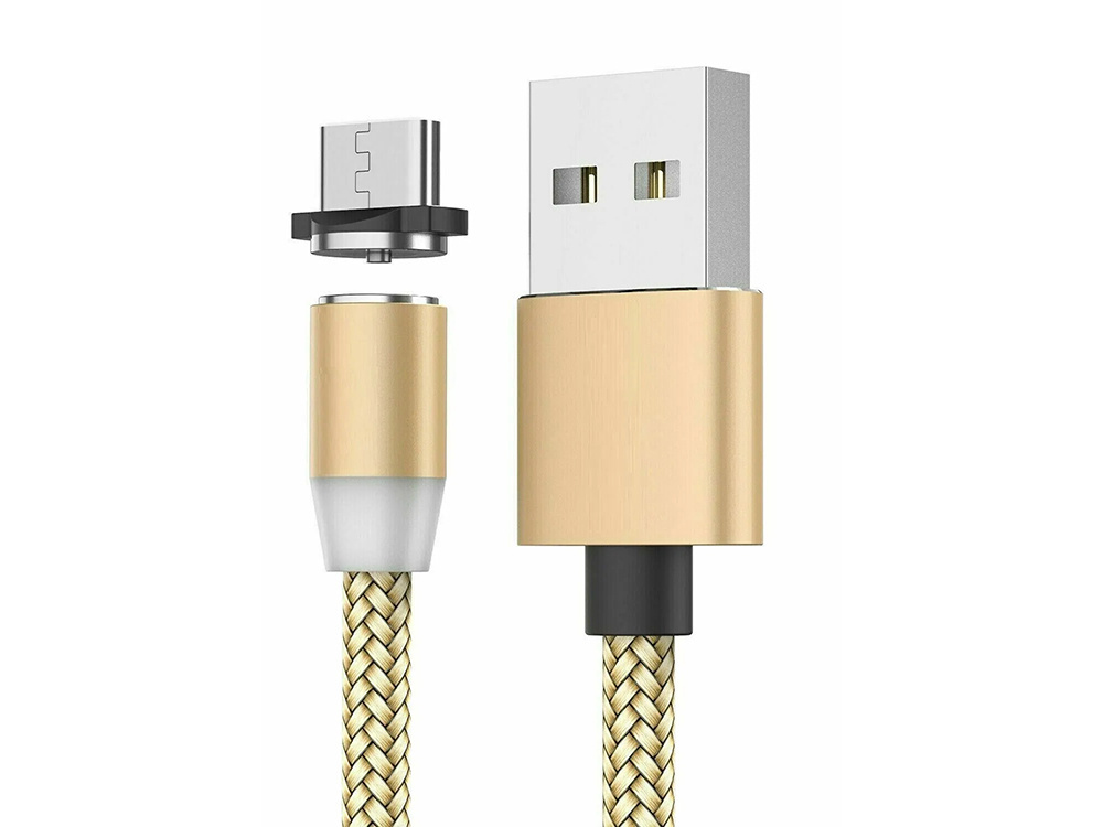 Įkrovimo kabelis 3 viename su magnetiniais antgaliais, 1 m