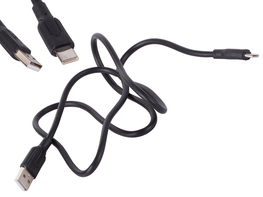 Įkrovimo laidas usb-c 2,1a, 0,9 m
