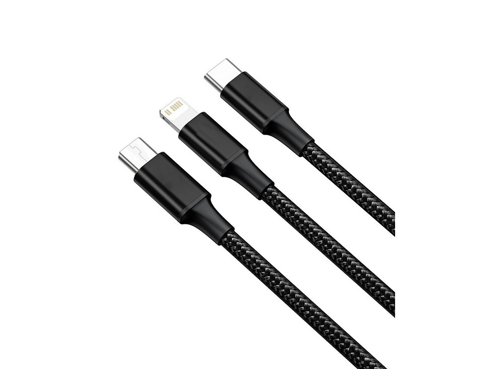Usb laidas 3 viename telefonui 1,2 m