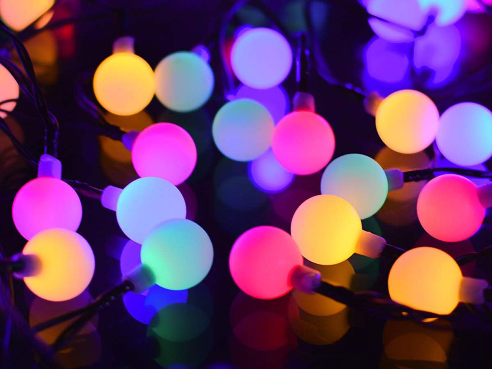 Girlianda 40 led spalvota