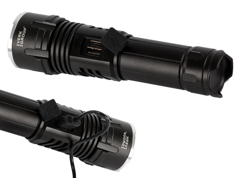 Taktinis prožektorius bailong p717, cree xhp160, 1000 m