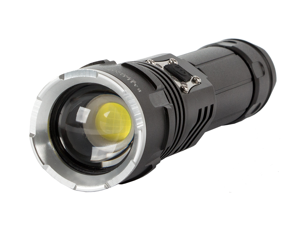Taktinis prožektorius bailong p717, cree xhp160, 1000 m