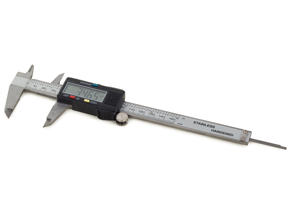 Elektroninis skaitmeninis slankmatis 150 mm su lcd ekranu