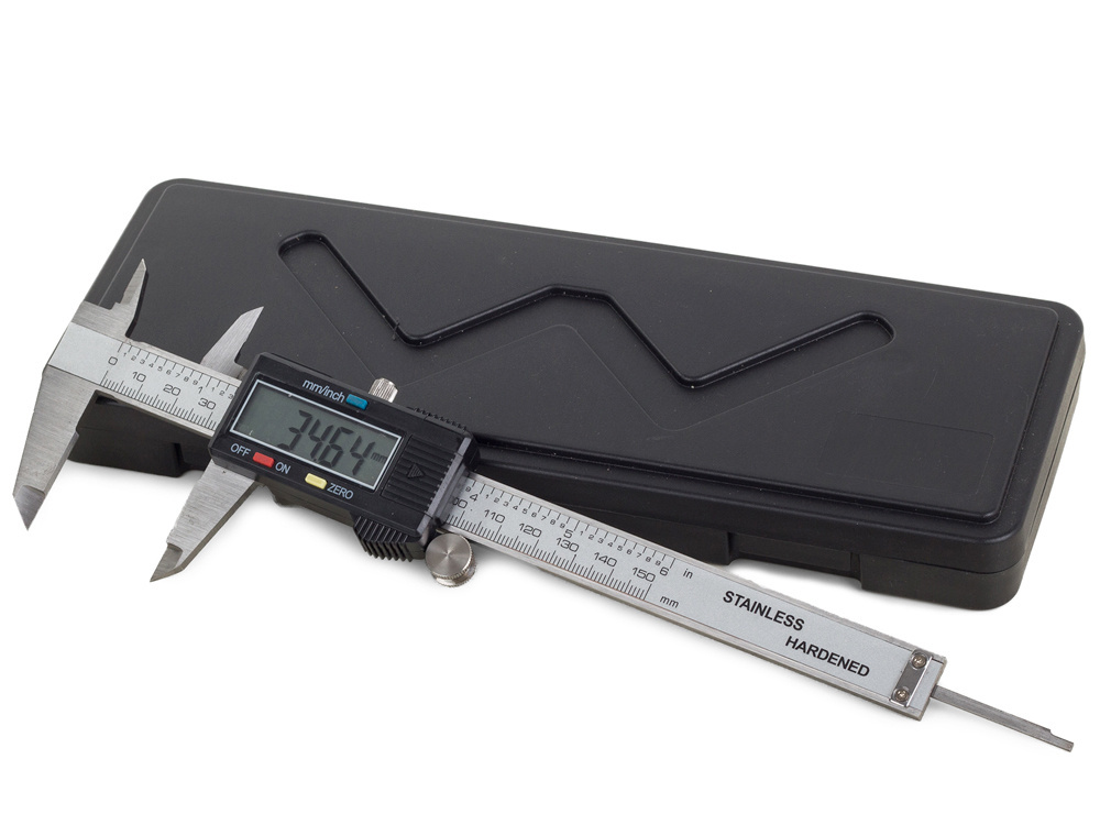 Elektroninis skaitmeninis slankmatis 150 mm su lcd ekranu