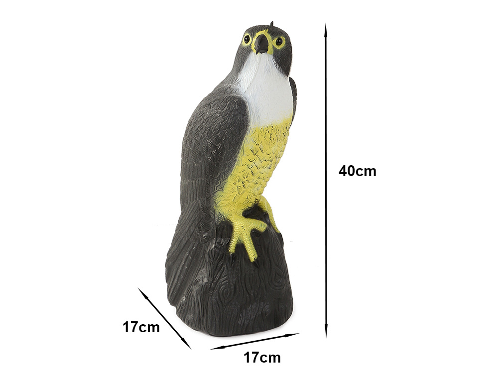 Paukščių ir graužikų atgrasiklis sakalas 40x17x17 cm
