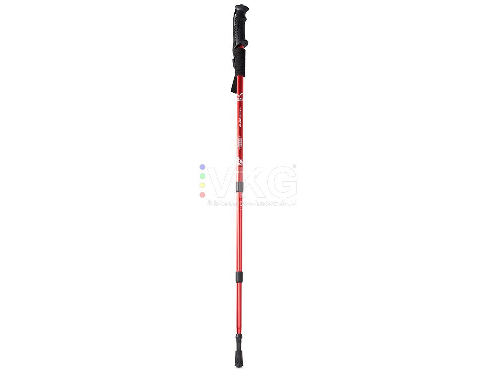 Teleskopinė šiaurietiško ėjimo lazda su kompasu, 64-135 cm