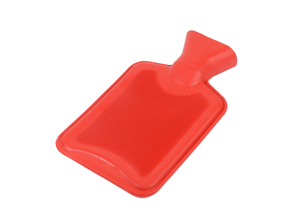 Guminis termoforas 2 l, raudonas, 34x19 cm