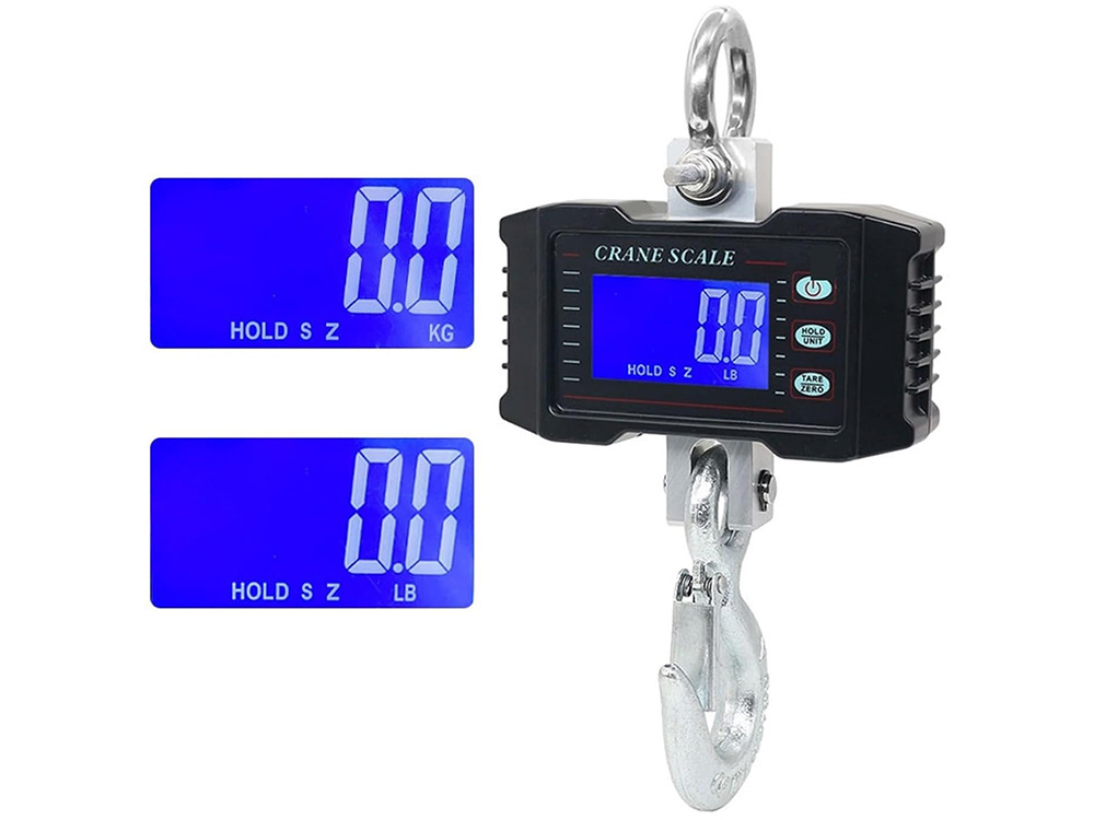 Svarstyklės 500 kg su lcd ekranu ir akumuliatoriumi