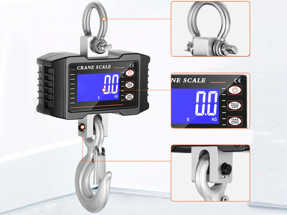 Svarstyklės 500 kg su lcd ekranu ir akumuliatoriumi