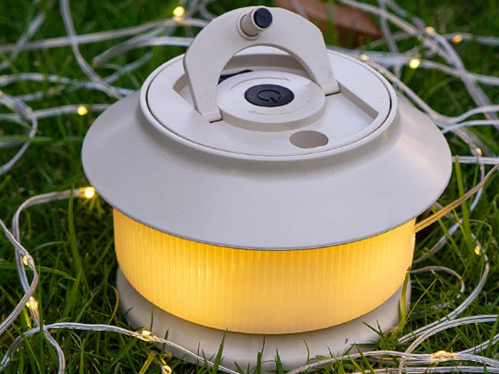 Led girlianda kempingui su baterija, 20m
