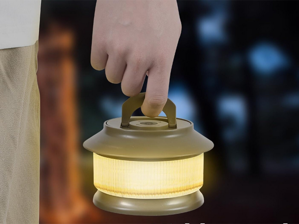 Led girlianda kempingui su baterija, 20m