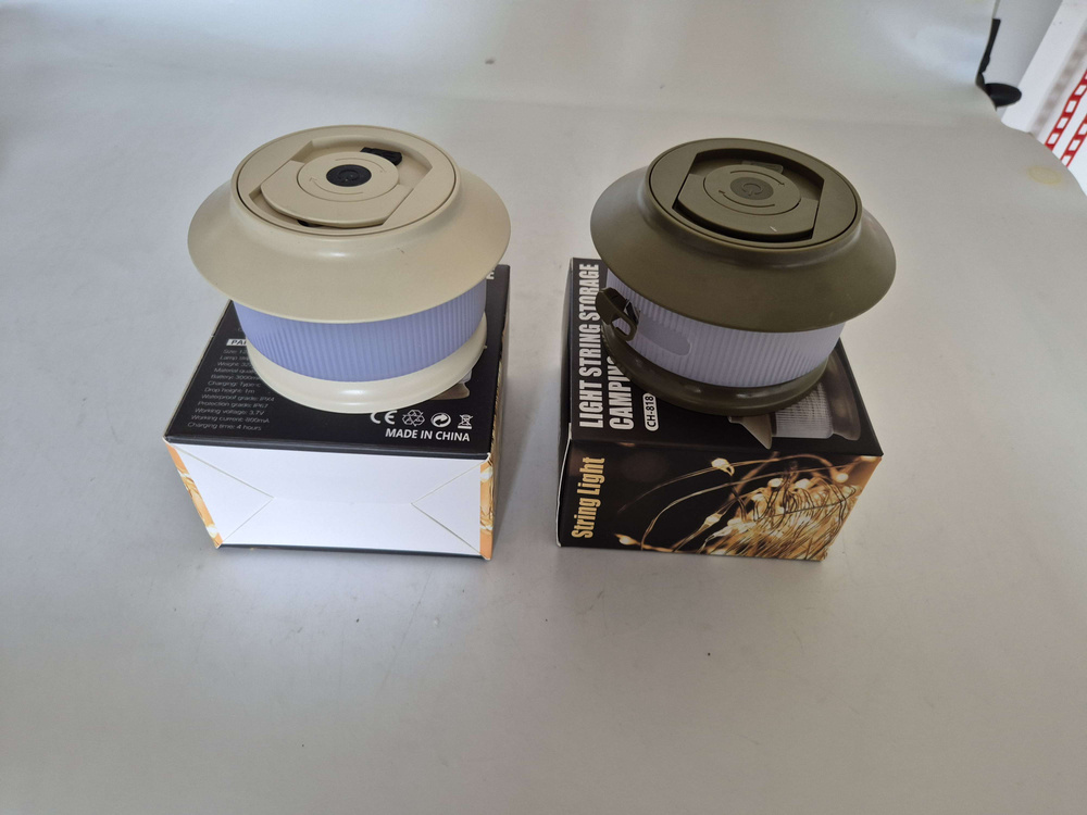 Led girlianda kempingui su baterija, 20m