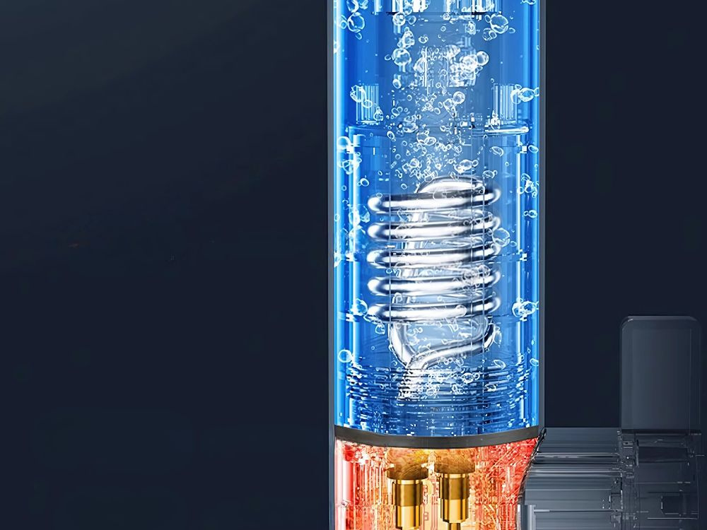 Momentinis vandens šildytuvas su filtru ir lcd ekranu, 3000w