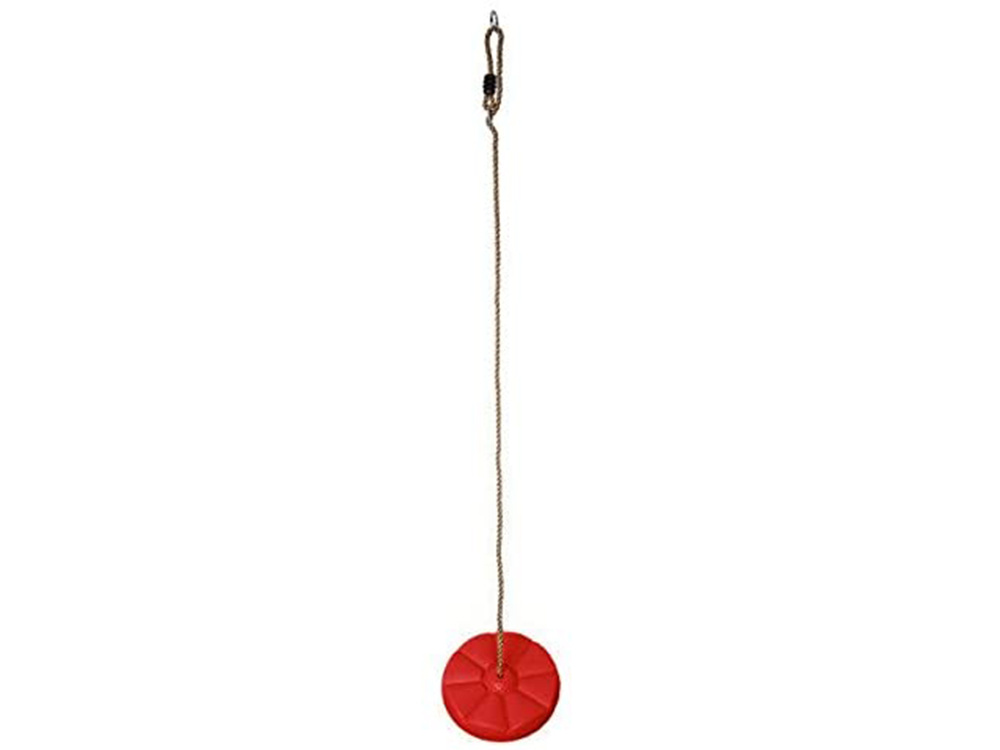 Vaikiškos sodo sūpynės su sėdynės virve, 27 cm, raudona