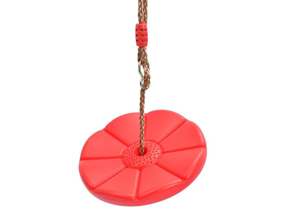 Vaikiškos sodo sūpynės su sėdynės virve, 27 cm, raudona