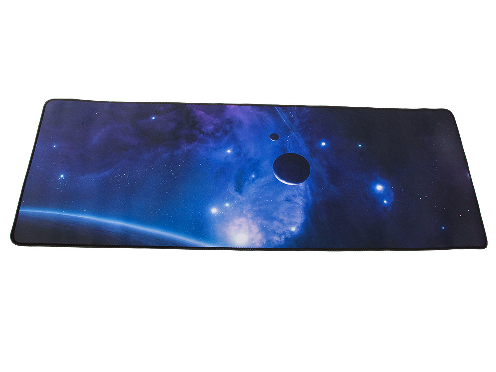 Pelės kilimėlis 80x30 cm su kosmoso motyvu